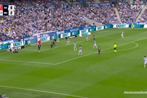 皇社扳回一球！卡瓦哈爾手球送點(diǎn)，奧亞薩瓦爾點(diǎn)射破門