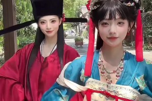 縣令大人！美女登密盼盼這身宋朝官人的服飾如何哈？