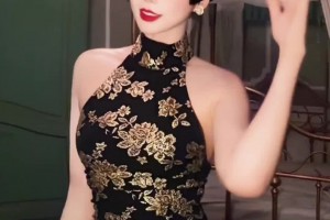 這大體格子！美女主播小太陽一身旗袍穿搭跳手勢舞~