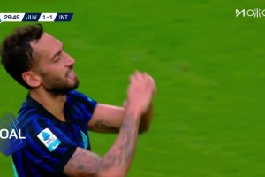 國米1-1扳平尤！文奧古斯托回做，恰20迎球左腳迎球怒射破門