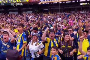 滿分腳法！今日阿甲羅薩里奧中央vs博卡，迪馬利亞角球直接破門