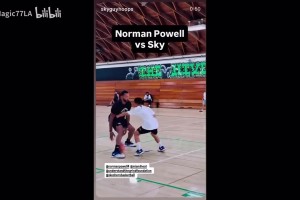 受益匪淺！諾曼鮑威爾訓(xùn)練營指導(dǎo)小球員！