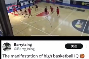 楊瀚森此前內(nèi)部賽妙傳！外媒點(diǎn)評(píng)：這就是高籃球智商的體現(xiàn)?。?！