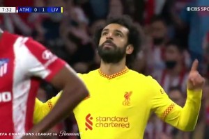 遇佛殺佛！馬競鐵桶陣也擋不住，薩拉赫連過三人破門