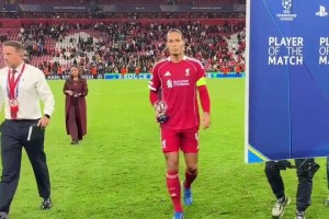 5場4絕殺！利物浦3-2馬競，范迪克補時絕殺+8次解圍當(dāng)選全場最佳