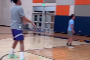 未來同一隊？布克、拉塞爾和克里斯蒂一起特訓