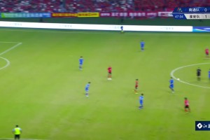 南通隊下半場搶開局，開場僅2分鐘便扳平比分