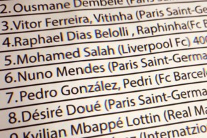 大爆料??？網(wǎng)傳多版金球名單：亞馬爾力壓登貝萊獲獎(jiǎng)？