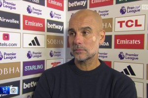 記者：曼城賽程緊張和球員疲勞嘛??瓜迪奧拉俏皮：你滿意嗎？