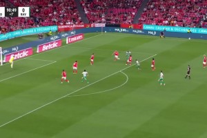 穆帥葡超無緣連勝！本菲卡86分鐘進球，補時遭神仙球絕平！