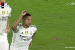 皇馬3-1領(lǐng)先萊萬特！姆巴佩造點(diǎn)，親自主罰勺子點(diǎn)球打進(jìn)