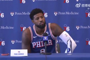 再不打球大家都要忘了！喬治：我還是76人簽下的那個(gè)喬治！