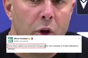 英媒：斯洛特指責(zé)的是弗林蓬，他太激進(jìn)導(dǎo)致被絕殺