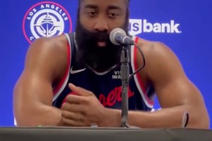 哈登：從個(gè)人角度，我已經(jīng)取得了所有榮譽(yù)，現(xiàn)在只想拿下總冠軍！