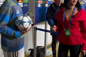 歐冠打進(jìn)60球+第4次戴帽！姆巴佩當(dāng)選全場(chǎng)最佳并帶走比賽用球