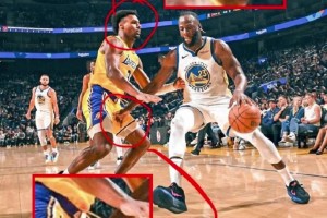 球迷放大賽場細(xì)節(jié)：追夢突破過程中居然抓住了布朗尼的那個地方……