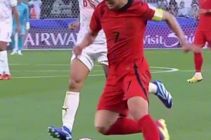 放肆??！昔日孫興慜假摔，被馬寧出示黃牌警告