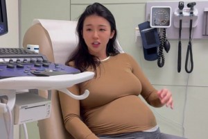 張曼源完成第一次孕晚期產檢 體重飆升至179斤！