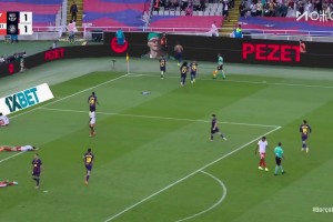 神鋒勞霍 補(bǔ)時(shí)絕殺！德容傳中，阿勞霍搶點(diǎn)破門絕殺赫羅納！