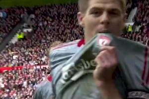 2009年“雙紅會(huì)”，杰拉德之吻