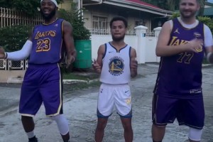 震驚！“庫里”竟然和“詹姆斯”與“東契奇”一起尬舞??