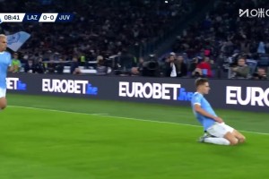 尤文落后！戴維頭球回頂失誤！巴什奇遠射折射破門！