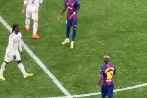 ??約架？卡瓦哈爾做閉嘴手勢(shì)，西媒稱(chēng)亞馬爾回?fù)簦呵驁?chǎng)外見(jiàn)！