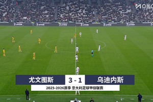 【集錦】意甲-DV9、伊爾迪茲點射 尤文3-1烏迪內斯終結八場不勝