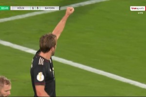 拜仁3-1擴(kuò)大比分！基米希角球開出！凱恩頭球破門雙響！