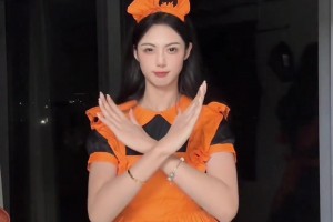 可耐！卓識的萬圣節(jié)裝扮：萬圣節(jié)偶遇一只小南瓜~