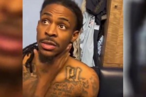 更衣室有矛盾？莫蘭特賽后談?shì)斍蛟颍喊唇叹毜恼f(shuō)法，可能別讓我上場(chǎng)就行