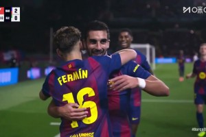 巴薩3分鐘2球！埃爾切高壓打法再次失誤！費(fèi)爾明助攻費(fèi)蘭破門！