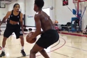 勵志超巨潛質(zhì)！76人探花VJ-埃奇庫姆單打混剪！球風很成熟！